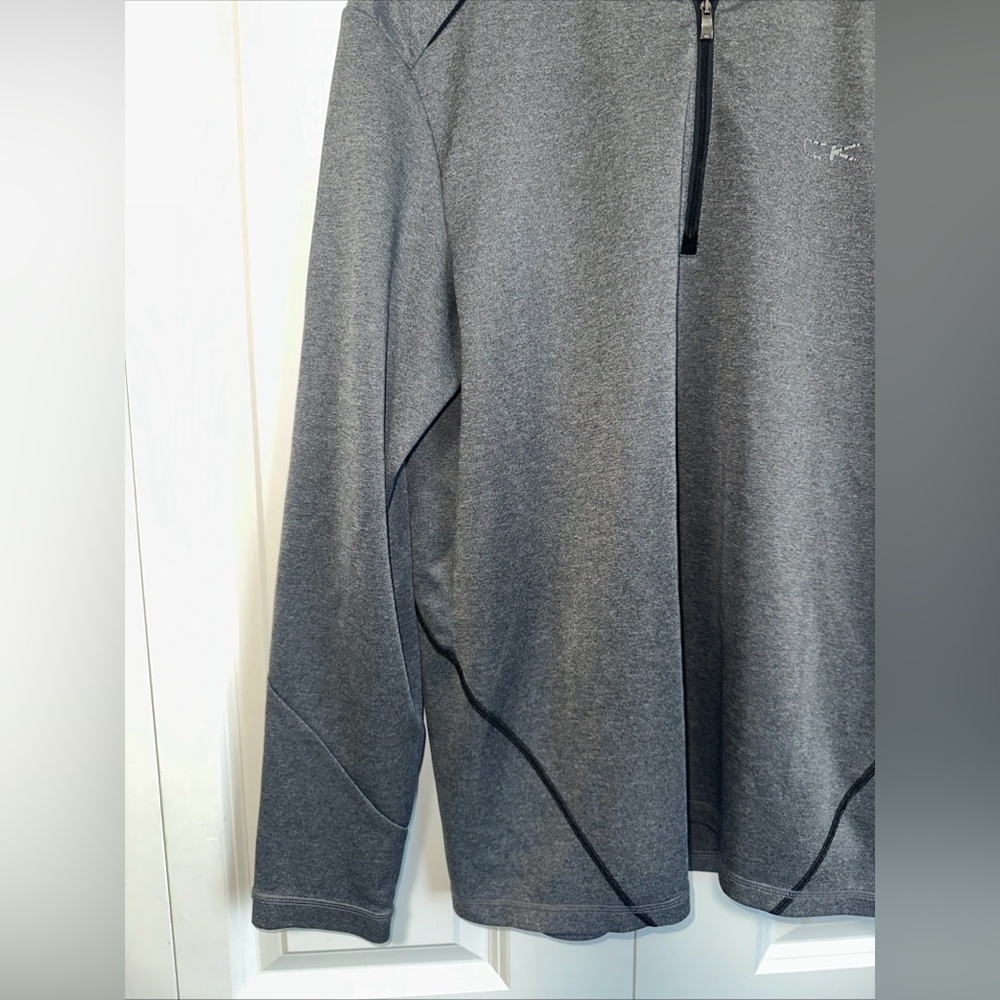 Calvin Klein Lightweight Active Quarter Zip Jacket L Grey - Picture 3 of 5